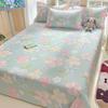 Pure Cotton Mattress Single Piece 100% Cotton Mattress Plaid Style Flat Sheet Pure Bedsheets Single/Double/Queen/King Size