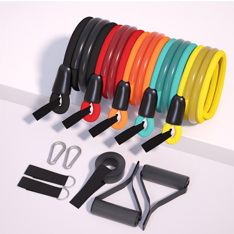 PROIRON 12-Piece Resistance Band & Pull Rope Set