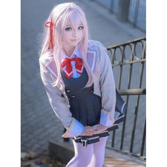 NIUKACOS Aria Cosplay Occasionally Blurts Out Russian Neighbor Costume Alisa Anime Uniform Adult Halloween Photo Shoot Event
