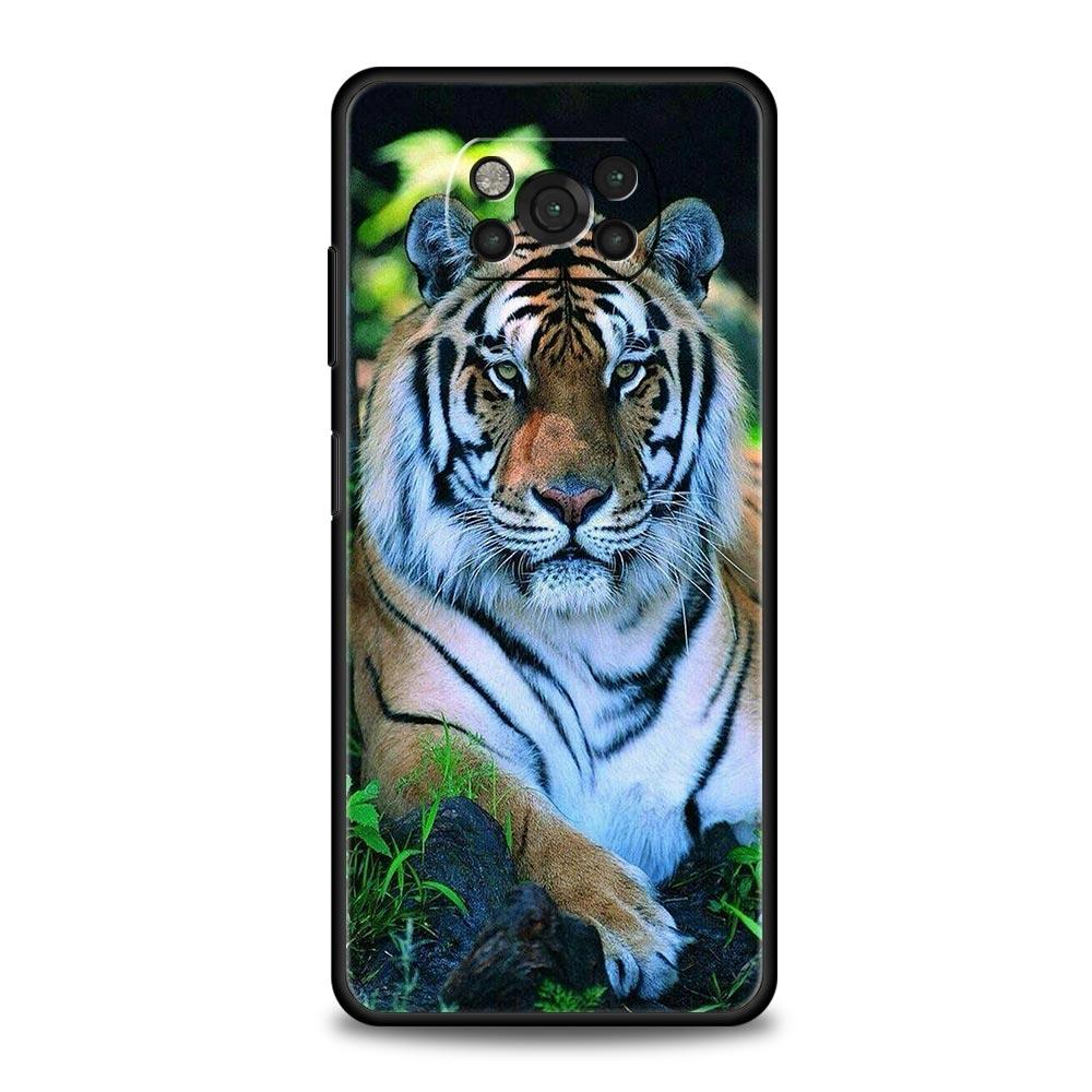 Tiger Lion Leopard Phone Case For Xiaomi Mi Poco X3 NFC M3 F4 F3 M4 X4 Pro 5G Note 10 12 Lite 11 11T 10T 11X 13 12T Pro 9T Cover