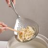 1pcs Large Durable Stainless Steel Colander Skimmer Spoon Heavy Duty Food Strainer Spoon For Frying & Cooking Kitchen Utensils