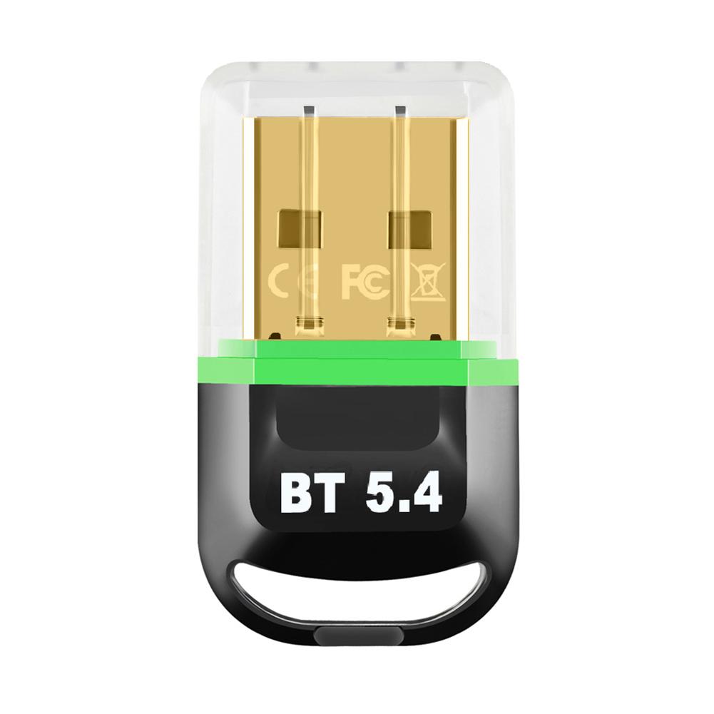 USB BT 5.4 Dongle Adapter BT Adapter Supports Windows 11/10/8.1 BT 5.4 Dongle Receiver for PC Speaker Wireless Mouse Keyboard