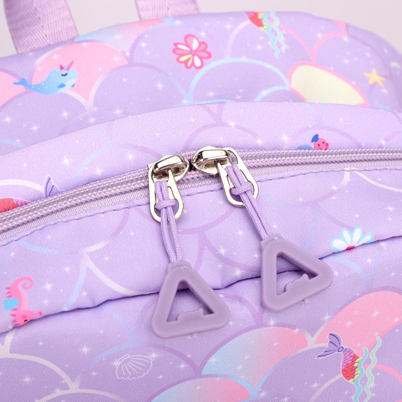 3Pcs/set Backpack for Girl School Teen Student Knapsack Women Rucksack with Lunch Bags Pencil Bag Fish Scale Style Bags