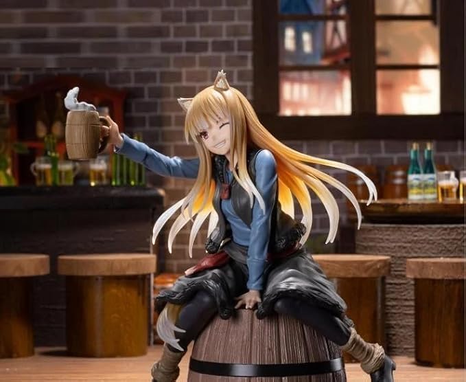 Holo Spice and Wolf Merchant Meets the Wise Wolf Figure Luminasta Official Merchandise Approx. 15cm
