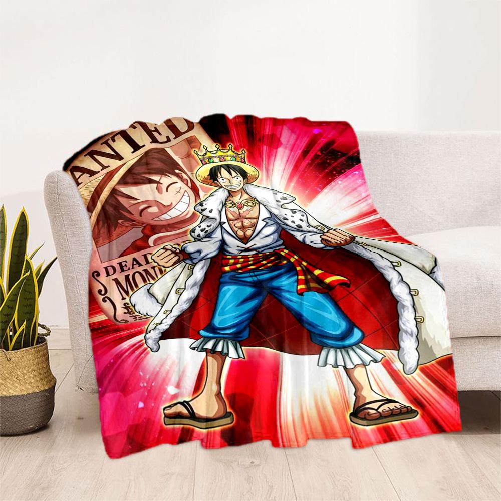 One Piece Adventure Suitable Blanket for Offices, Travel, Living Rooms Also a Good Gift for Friends and Family Suitable for All Seasons.