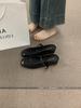 With skirt fairy wind gentle evening shoes inner height bag head half slippers female summer wear a pedal Muller single shoes