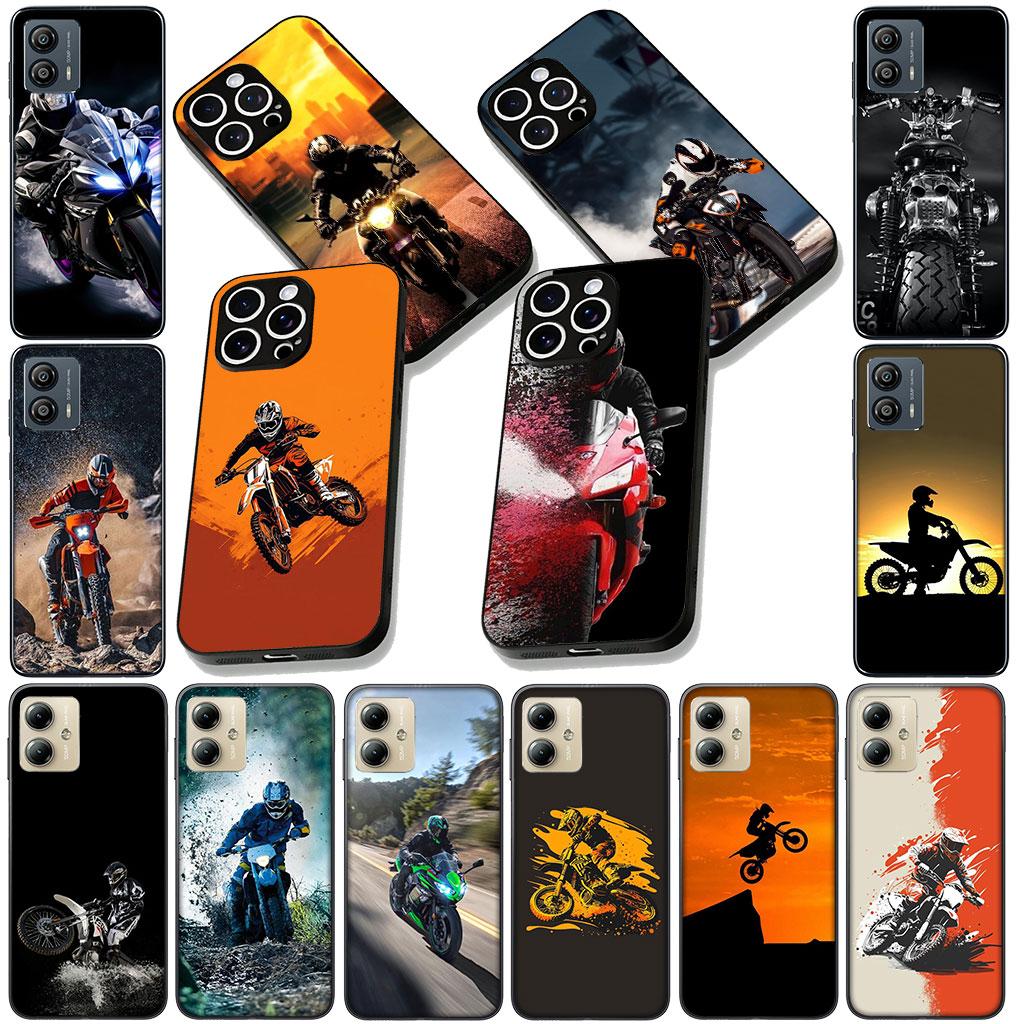 Weiche Hülle für Apple iPhone 17 16 14 15 Pro Max Plus 15+ 16E XR ProMax Air 16+ Handyhülle Motorrad Sport Moto Cross