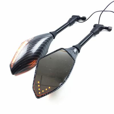 1 sada LED směrových světel Boční zrcátka Směrovka Zpětné zrcátko Motocykl Pro Honda Suzuki Kawasaki Ducati Yamaha