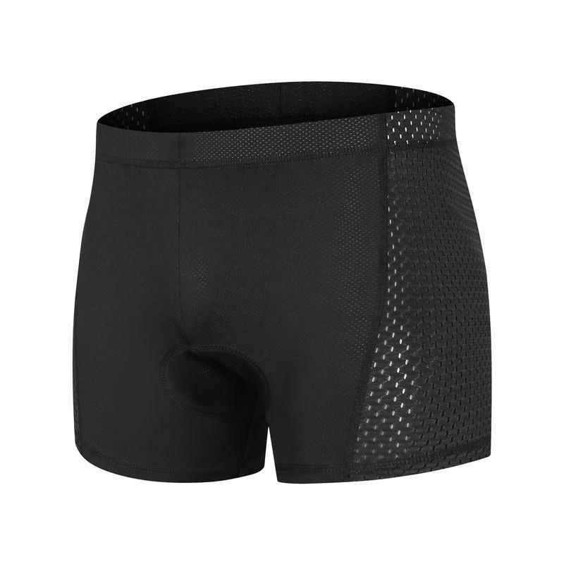 Mens Cycling Shorts With Gel Pad Breathable High-Elastic Fabric Printed Design Road Mountain Bike Riding