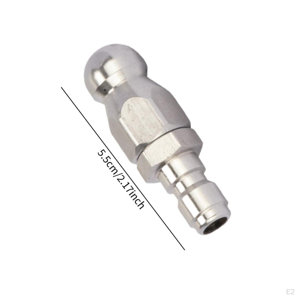 Pressure Washer Sewer Jetting Nozzle Quick Connection Drainage Tube Accessory Sturdy Drain Hose