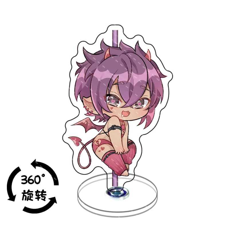Creative Cartoon Game Anime NU: Carnival Love Pop Acrylic Stand Aster Figure Eiden Statue Garu Desk Ornaments Fans Collect Gifts