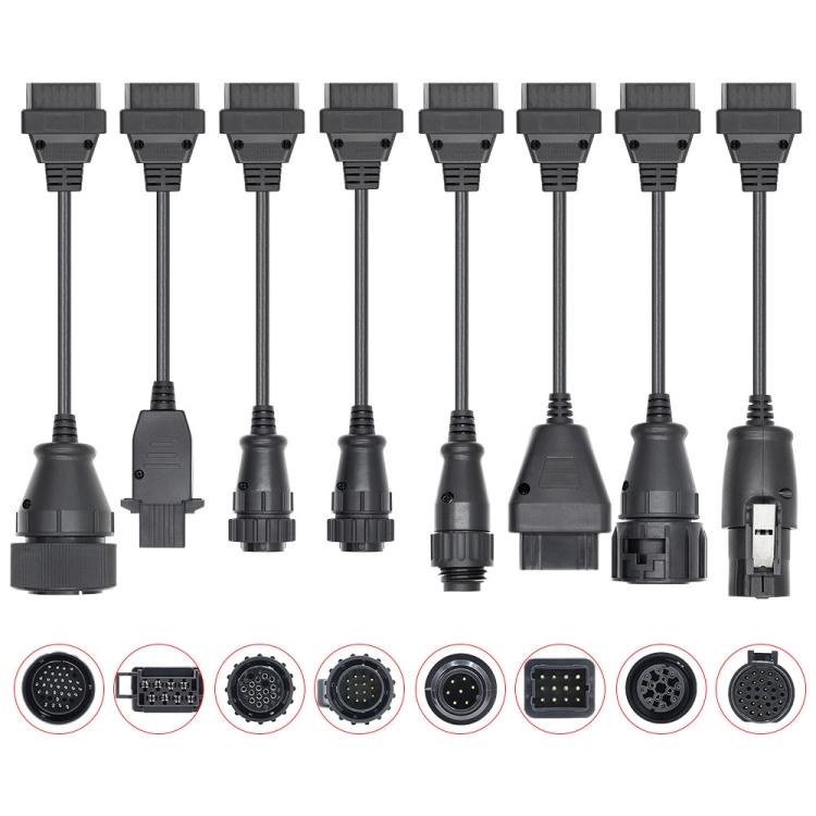 8 in 1 Truck TCS Auto Tool OBD2 Diagnostic Conversion Cable 8 in 1 Truck Conversion Cable