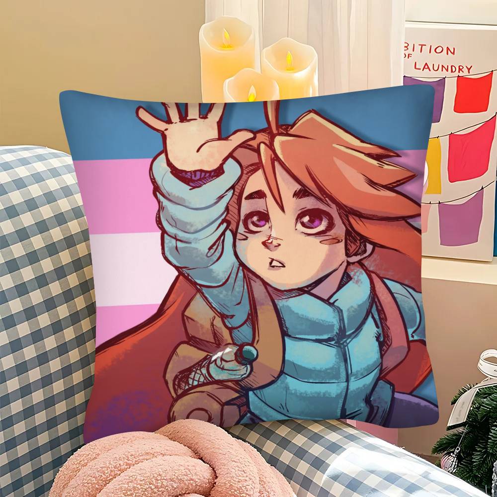 pc HOT DCeleste Game Pillow Case Fashion Square Pillowcase Bedroom Sofa Room Ins Decoration Leisure