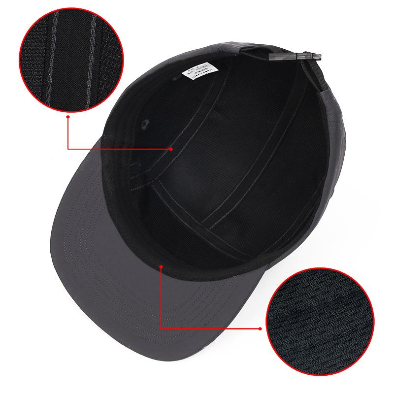 Sommer Sportkappen Schnelltrocknend Atmungsaktiv Outdoor Schirmmütze Unisex Sonnenschutz Wasserdicht Wandern Hip Hop Reise Baseballkappen