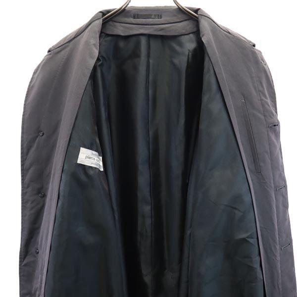 Pierre Cardin Šilko vilnos mišinys Nerūdijančio plieno apykaklės paltas 96A7 Tamsiai mėlynas Vyriškas Naudotas