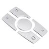 Multimedia Button Cover Trim Aluminum Alloy Stickers Fit for Mercedes Benz ML GL Class 2015 2019