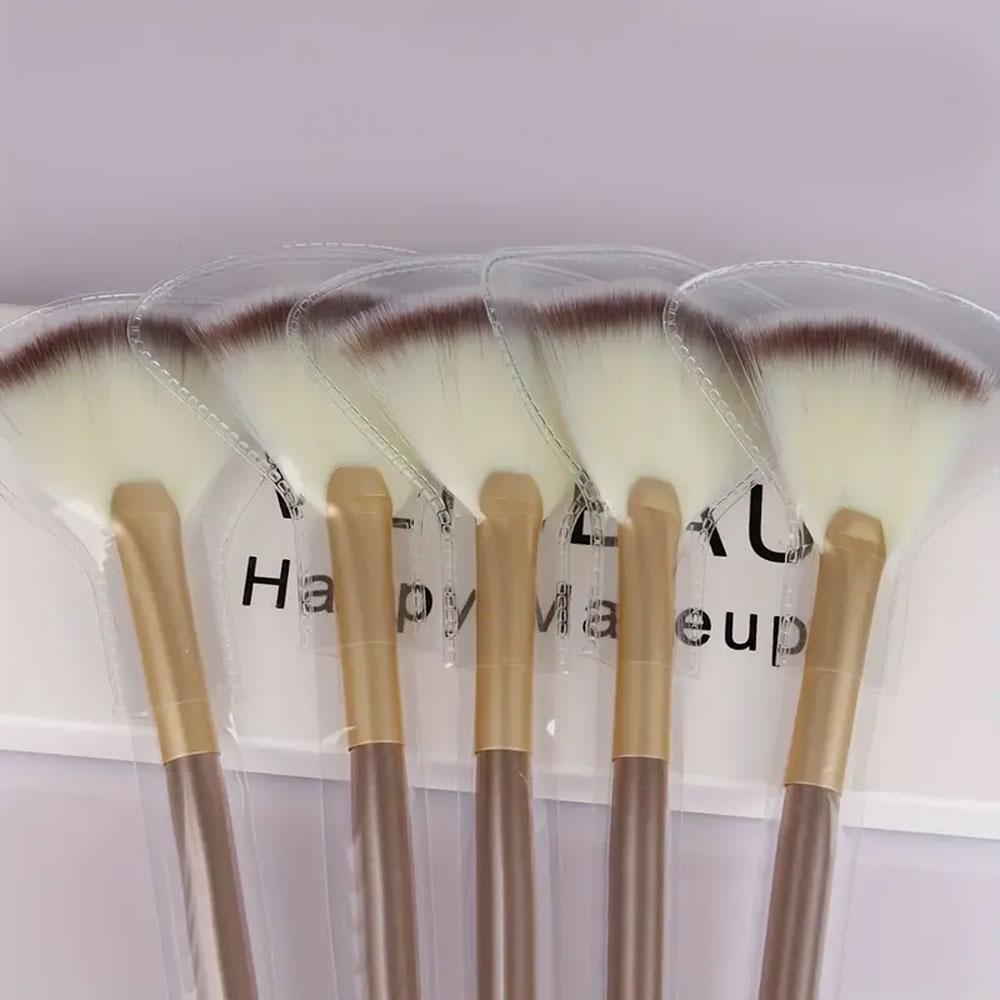 1/3/5/9Pcs Slim Soft Facial Fan Brush,Makeup Cosmetic Multi Use,Mask Brush Makeup Brush Tool Set