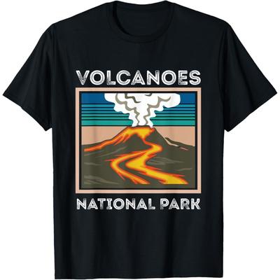 Volcans Souvenir Parc National Île des Volcans Hawaï T-shirt