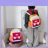 Stylish Korean Version Ins Children's Backpack With Colorful Letter Design For Kids Aged 3 To 5 Years