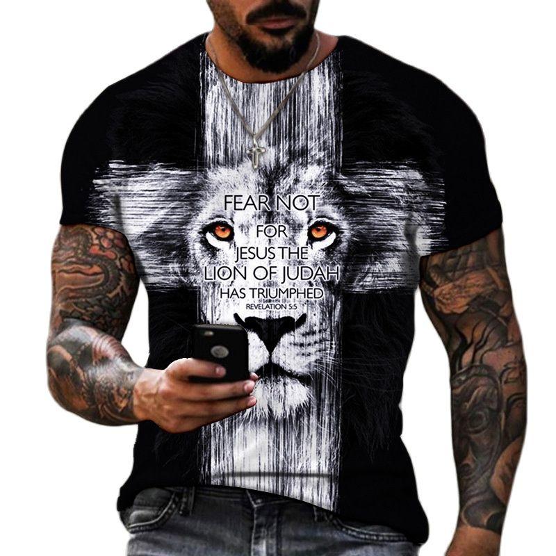 Vintage T Shirt For Men Graffiti Abstraction Short Sleeve Tops Street Hip Hop Men's T-shirts Oversized Tees Shirt Man Clothing