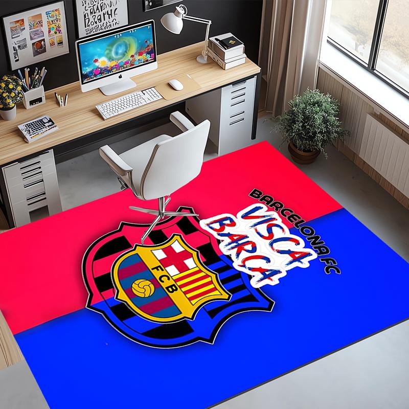 football club FC Pattern Rug, Indoor/Outdoor Mat, for Picnic, Gameroom, Bedroom, Office, Living Room, Home Decor Carpet, Birthday Gift