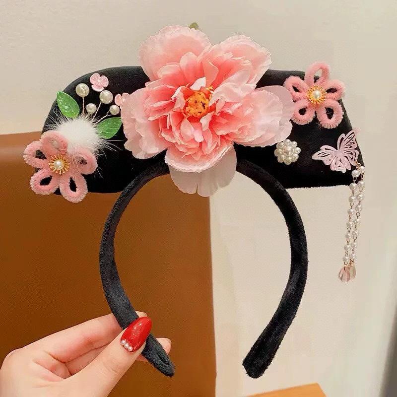 Imperial Concubine Court-Style Princess Hairband: Zanhua Performance Headwear Inspired by Zhen Huan for Noble Ladies
