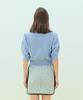NEAR&DEAR Puff Sleeve Knit Top_Purple
