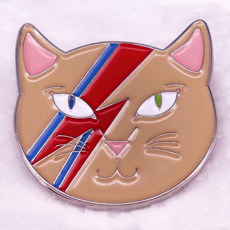 Cartoon Animal Brooch: Cat, Sloth, Rabbit Badge