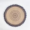 Round Embroidery Lace Table Placemat Nordic Style Non-Slip Placemat Heat Insulation Furniture Decoration Mat Coffee Cup Mats