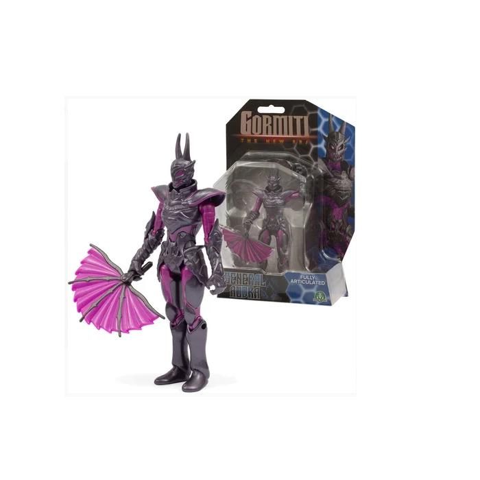Figurine Gormiti 15 cm - General Audra - Armé - 9 articulations - Dès 4 ans