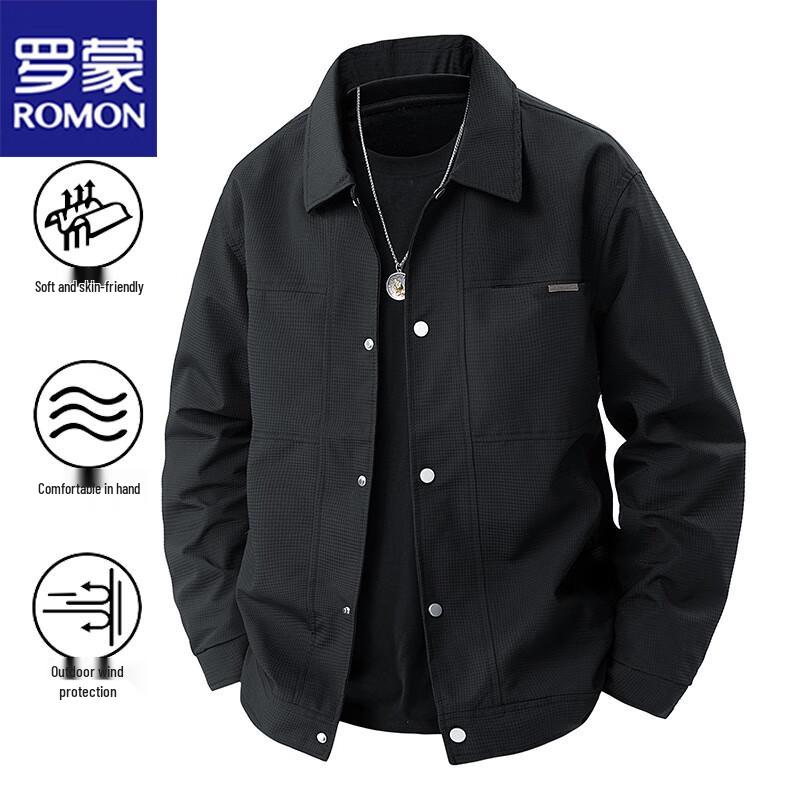 ROMON Men's Casual Spring Autumn Jacket