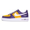 Nike Air Force 1 Abrasion Resistant Low top Skateboard Shoes Men's Purple Yellow CW2288-111(Team631- BAG)