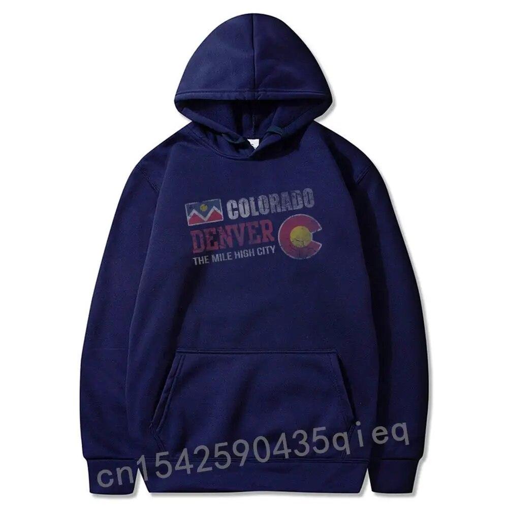 Denver Colorado sweats à capuche The Mile High City chemise à capuche personnalisée en vente hauts sweats à manches longues unisexe fou