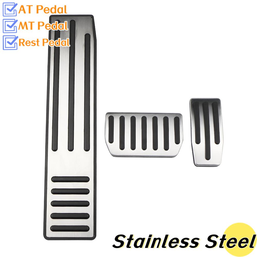 Stainless Steel Pedals For Tesla Model X Model S 2016-2025 Foot Pedal Accelerator Gas Fuel Brake Rest Pedal Cover Parts