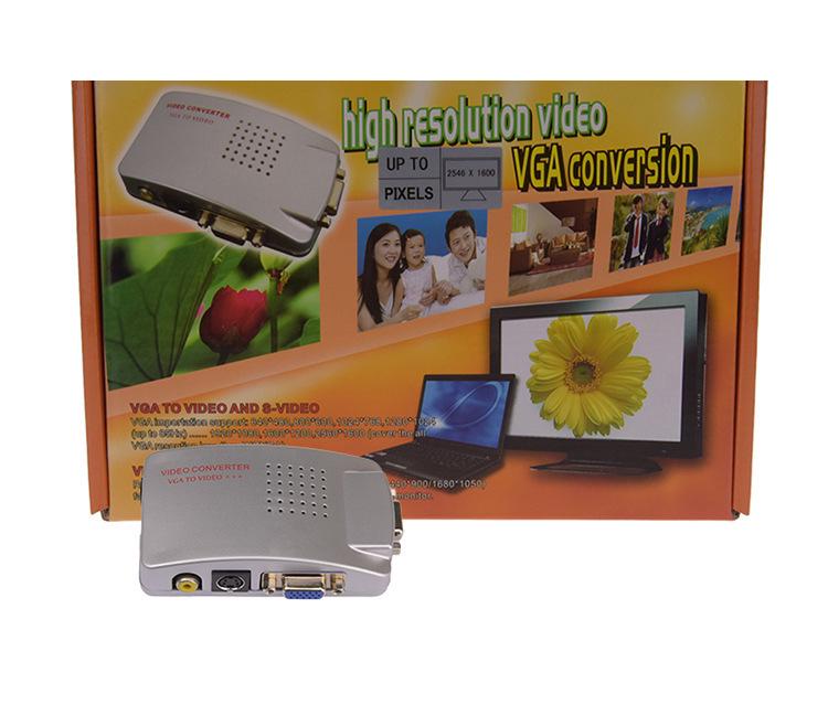 AV to VGA/BNC Video Converter - RCA to Monitor Adapter