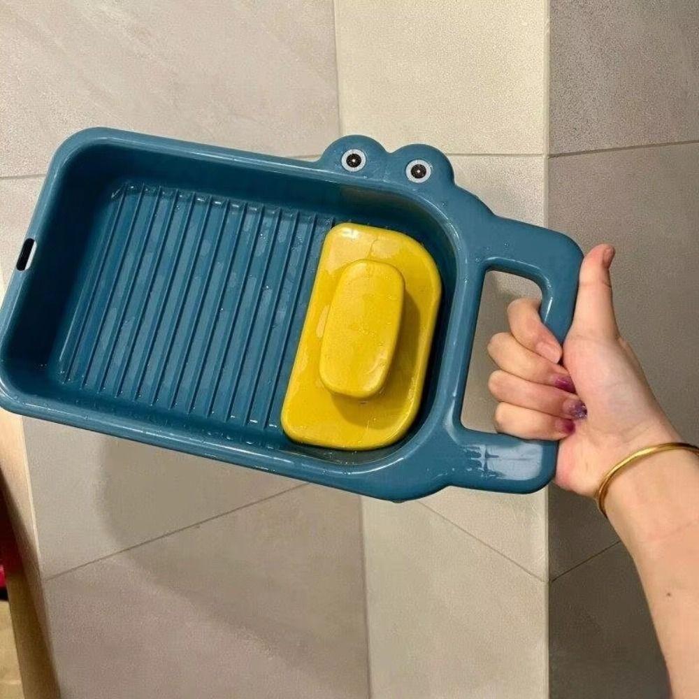 Plastic Integrated Laundry Board Anti-slip Integrated Washbasin Clothes Washboard  Home Use Laundry