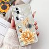 For OPPO Reno 11 Pro 5G Case CPH2607 New Fashion Flower Butterfly Silicone Clear Soft Phone Case On OPPO Reno11 5G CPH2599 Funda