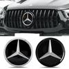 C200 E200 Neu 2025 Für Mercedes Benz 1 Stück Auto Kühlergrill Emblem Stern Plakette Frontgrill Logo Für Mercedes Benz A C B V G E Klasse GLK G