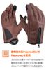 Daytona Motorcycle Leather Smartphone Partial 61770 Gloves, (Goat Leather), Winter, Summer, Fall, Spring, Compatible, Zippered, Fit, Brown, XL,