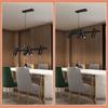 Suspension - NETTLIFE - 4 flammig - Noir - GU10 - Ø65 cm