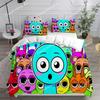 Nowe drukowane 3D Zestawy pościeli z motywem gry S-Sprunki Pokrowiec na łóżko Kołdra Poszewka na kołdrę Poszewka na poduszkę Dekoracja sypialni dla dzieci i dorosłych