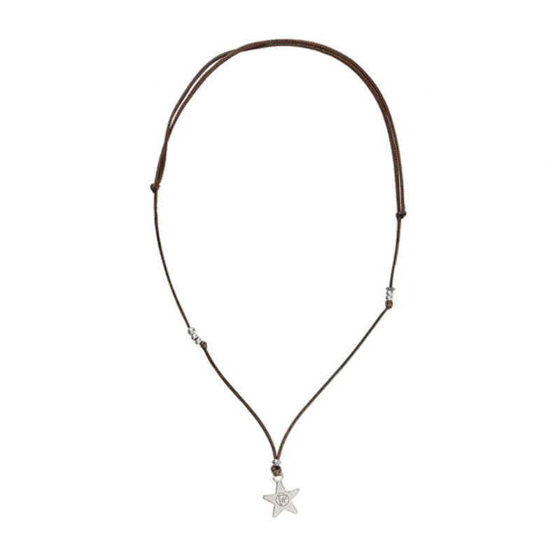 

SALTY PEBBLE [7th REORDER] PB STAR NECKLACE [BROWN] F