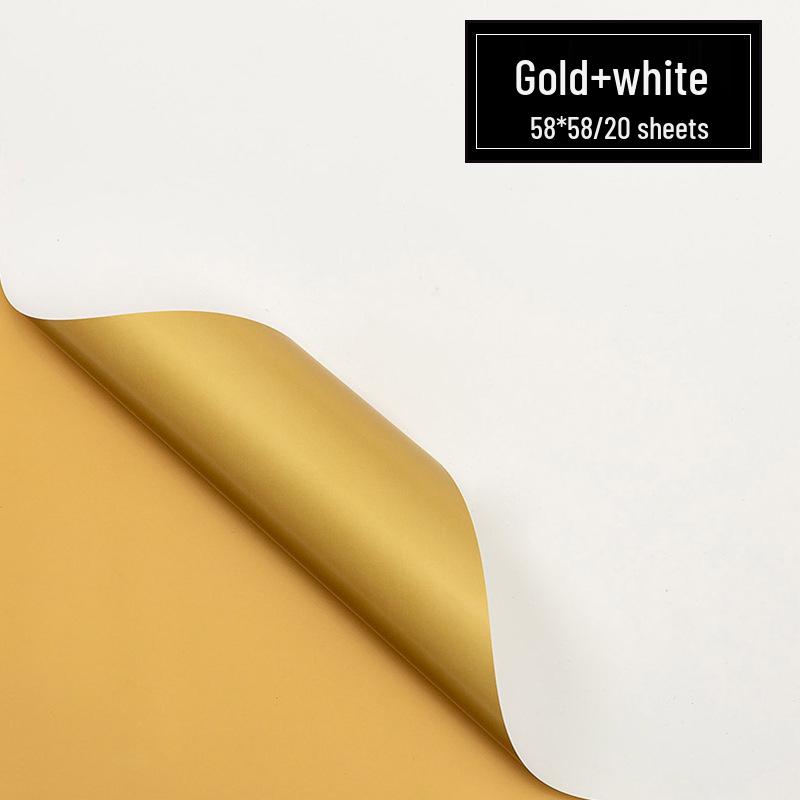 Tweekleurig Bloemenboeket Inpakpapier voor Verse Bloemen - Oya Papier