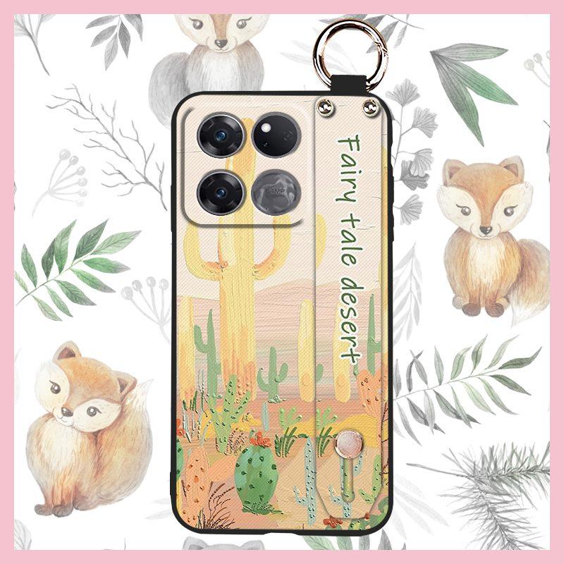 Back Cover Oil Painting Phone Case For OnePlus/1+Ace 5G Racing Edition Lanyard Waterproof Wristband Dirt-resistant Ring