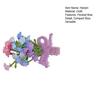 Girl Hairpin Flocking Simulated Gypsophila Bouquet Bow Shape Hair Clip Side Bangs Hair Pin Versatile Hair Accessory