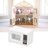 Mini Microwave Oven Model 1:12 Simulation Life Scene Vivid Delicate Miniature Doll House Decoration Accessories