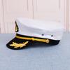 Captain Hat Costume for Women Men Teenagers for Sailor Party Decoration Costume Cosplay Dress-up
