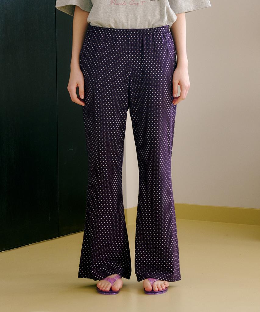 FUNFROMFUN Playful Banding Pants, Violet