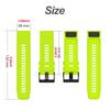 22mm 26mm Quick Fit Silicone Strap For Garmin Fenix 8/7/7X/6/6X Pro/5/5X Plus Replacement Watch Band For Garmin EPIX/Enduro 3