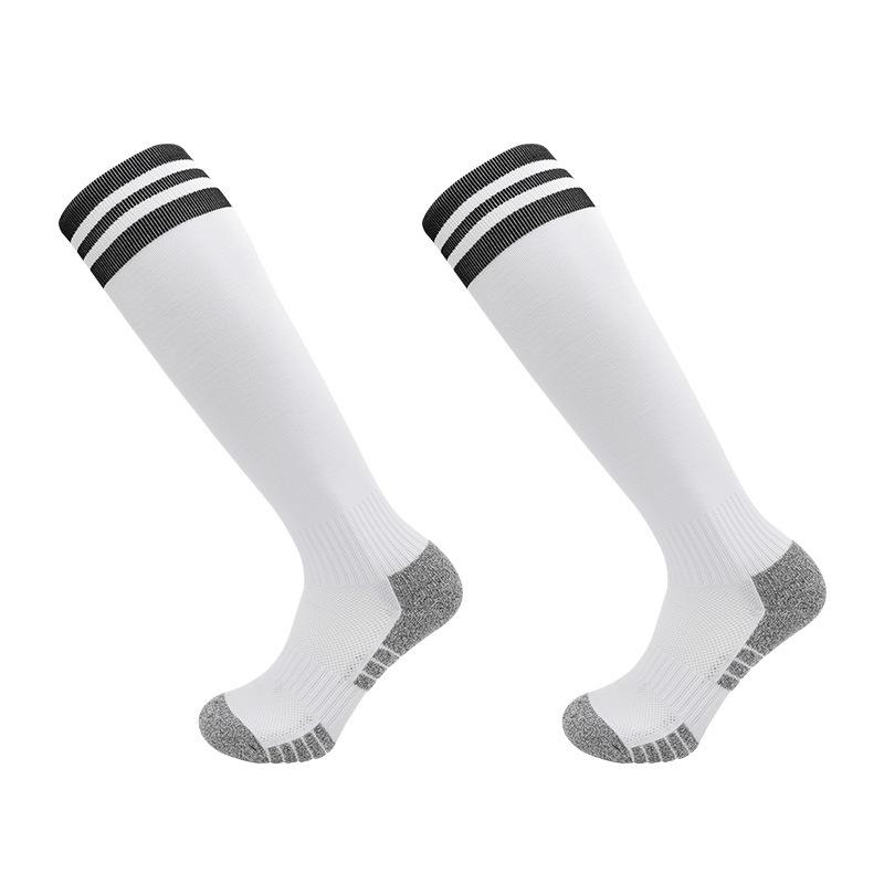 Anti-Rutsch Fußballsocken für Erwachsene Herrenstrümpfe Kniestrümpfe für Kinder Handtuchsohle Professionelle Sportsocken